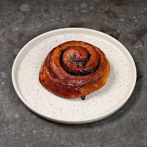 Maple & Coffee Glazed Cinnamon Rolls