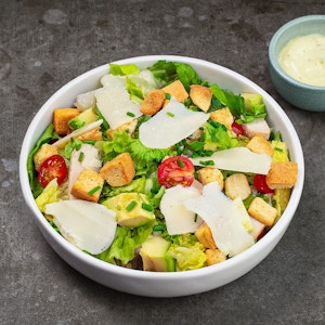 Torn Chicken Caesar Salad