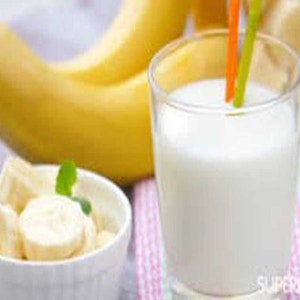 Banana & Milk Juice