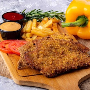 Meat Scalloped Pane Plate