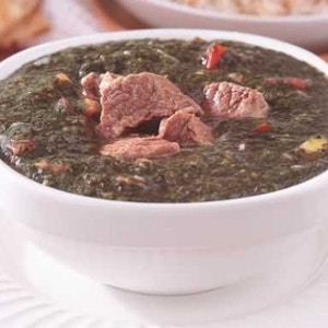 Molokhia With Meat Tajine