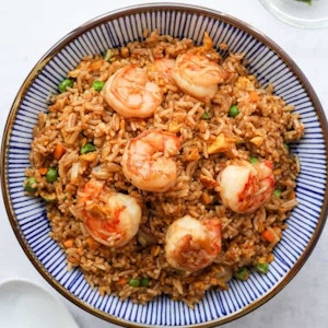 Rice with shrimp