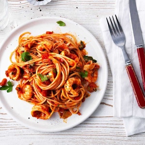 Spaghetti with Seafood