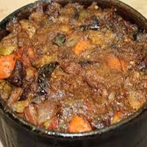Vegetables with Meat Tajine