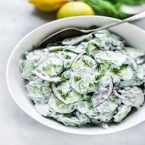 Yogurt Cucumber Salad