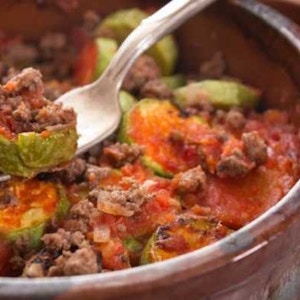 Zucchini Tajine With Meat