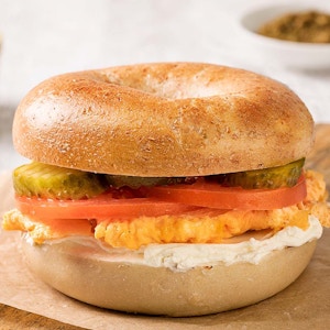 Creamy Omelette Bagel