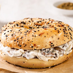 Truffle Cream Cheese Bagel