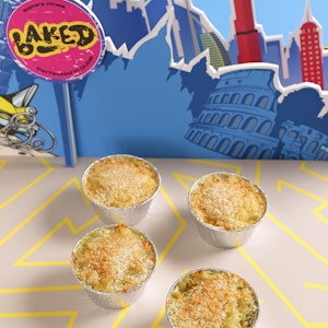 Crispy Mac n cheese (pesto)