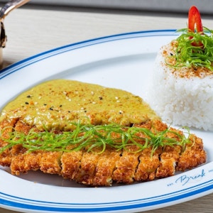 Chicken Katsu With Japanese rice