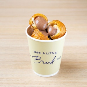 Chocolate mini croissants