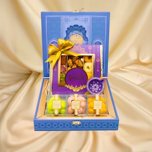 Blue Peacock Basket - Small