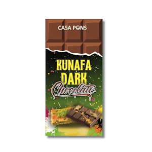 Kunafa Dark Chocolate - 200 gram