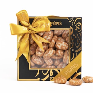 Pecan Caramel Calligraphy Gift Box - Black