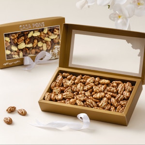 Pecan Caramel Medium 💛🤍 بيكان بالكراميل حجم متوسط