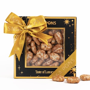 Pecan Caramel Stars Gift Box - Black