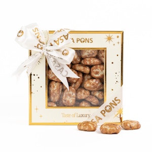 Pecan Caramel Stars Gift Box - White