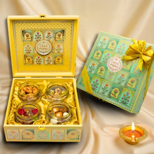 Rose Mural Square Box - Medium