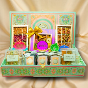 Royal Mandala Rectangle Basket - Large