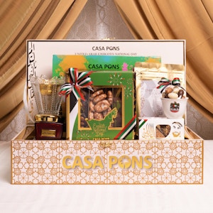 WHITE NATIONAL DAY OUD BASKET - LARGE