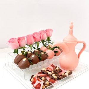 Acrylic Eid Pink Chocolate Collection