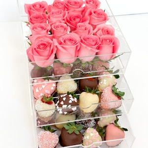 Acrylic Premium Box Pink Big