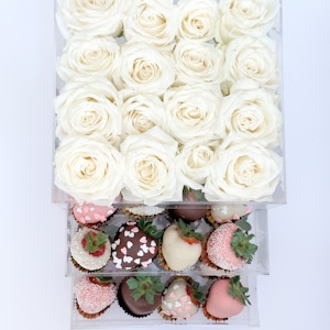 Acrylic Premium Box White Big