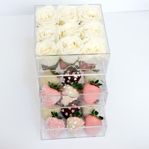 Acrylic Premium Box White Small