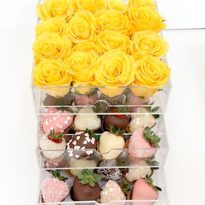 Acrylic Premium Box Yellow Big