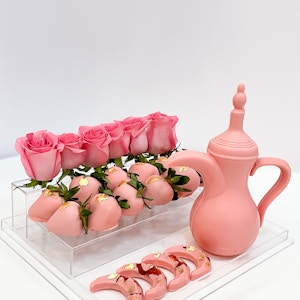 Acrylic Ramadan Pink Chocolate Collection