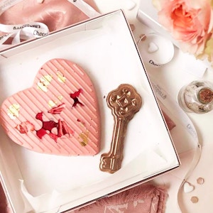 Chocolate Heart Shape with Key