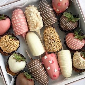 Chocolate Strawberries & Bananas "Mix"