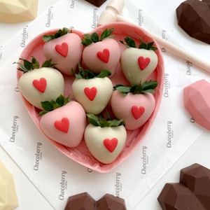 Heart Shape Pink Chocolate