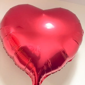 Heart Shape Red Foil Balloon