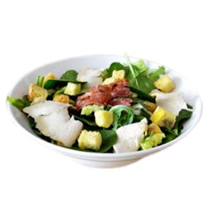 Caesar With Veal Bacon Salad