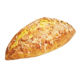 Fried Onion & Cheese Loaf Bread