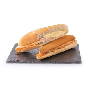 Smoked Turkey Emmental Baguette Sandwich