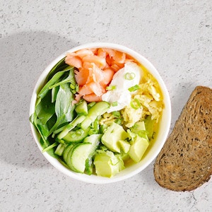 Egg & Salmon Bowl