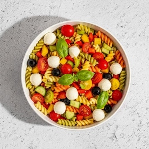 Fusilli Caprese Veg Salad