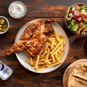 Half Grilled Chicken Combo