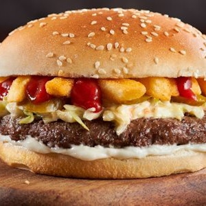 Lebanese Beef Burger