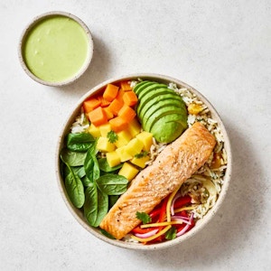 Salmon Mango Bowl