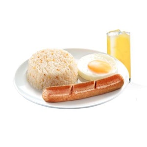 Breakfast Hotdog and Drink