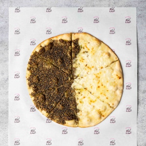 Low-Gluten Cheesy Za'atar Manakeesh