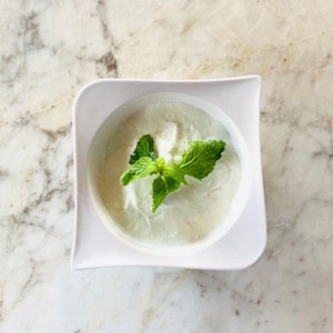 Side Yoghurt Plain Plate ( صحن لبن عادي )