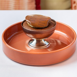 Kinder hot chocolate Brownie