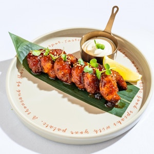 Maple Sticky Shrimp.