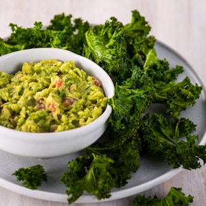 Crıspy Kale Wıth Guacamole - Kale Go