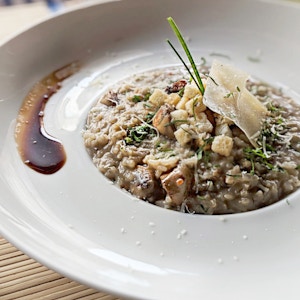 Brown Butter Mushroom Risotto