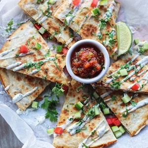Mexican Mushroom Quesadilla